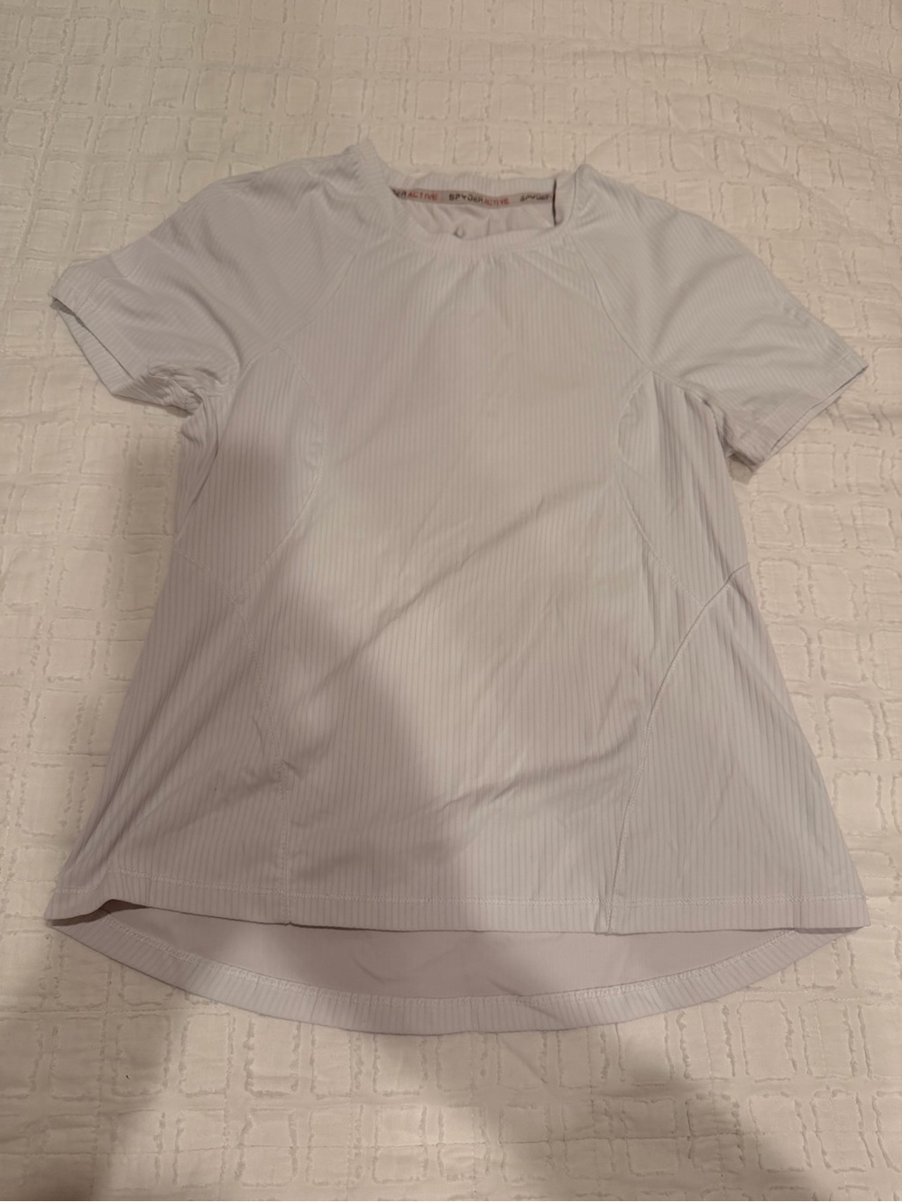 Spyder Light Blue Short Sleeve Performance Tee